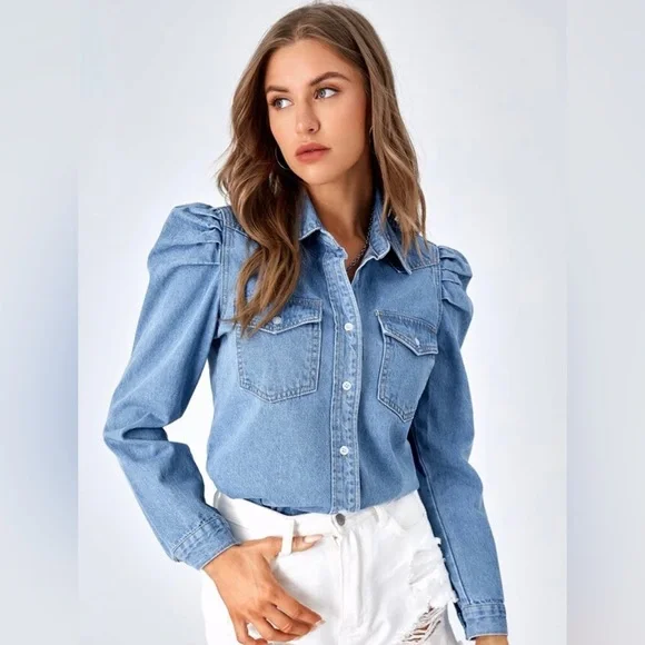 トップス shiun C/L DENIM SHIRT shiun(シウン) ONLINE STORE / C/L DENIM SHIRT